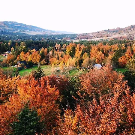 Piechowka - Goralski Dom Z Bala Z Goraca Balia I Widokiem Na Gory *
