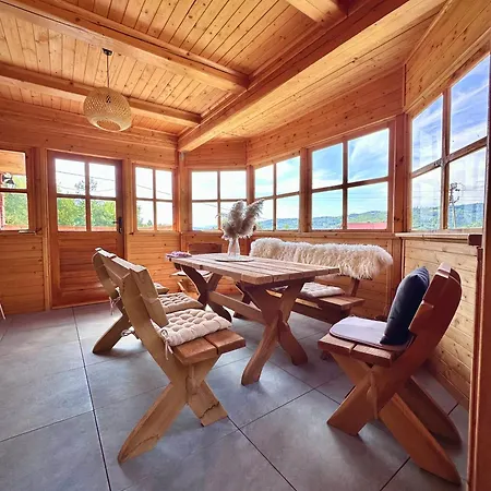 Piechowka - Goralski Dom Z Bala Z Goraca Balia I Widokiem Na Gory *