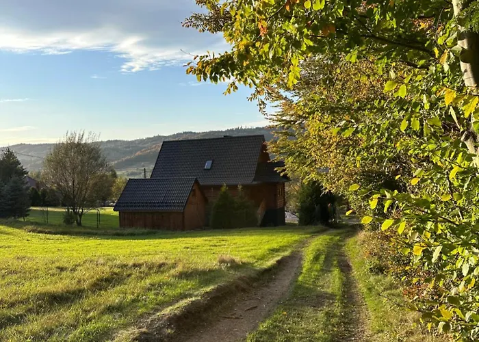 Сasa de vacaciones Piechówka - Góralski Dom Z Bala Z Gorącą Balią I Widokiem Na Góry Pewel Wielka