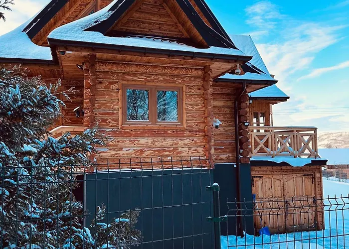 Piechówka - Góralski Dom Z Bala Z Gorącą Balią I Widokiem Na Góry